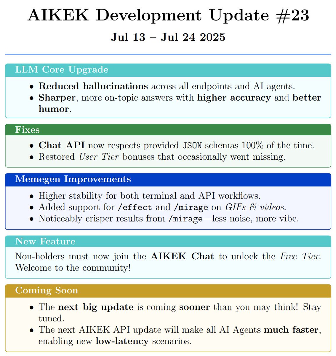 alphakek_ai's tweet image. the new AIKEK dev update is here!
a lot of stuff to be revealed soon