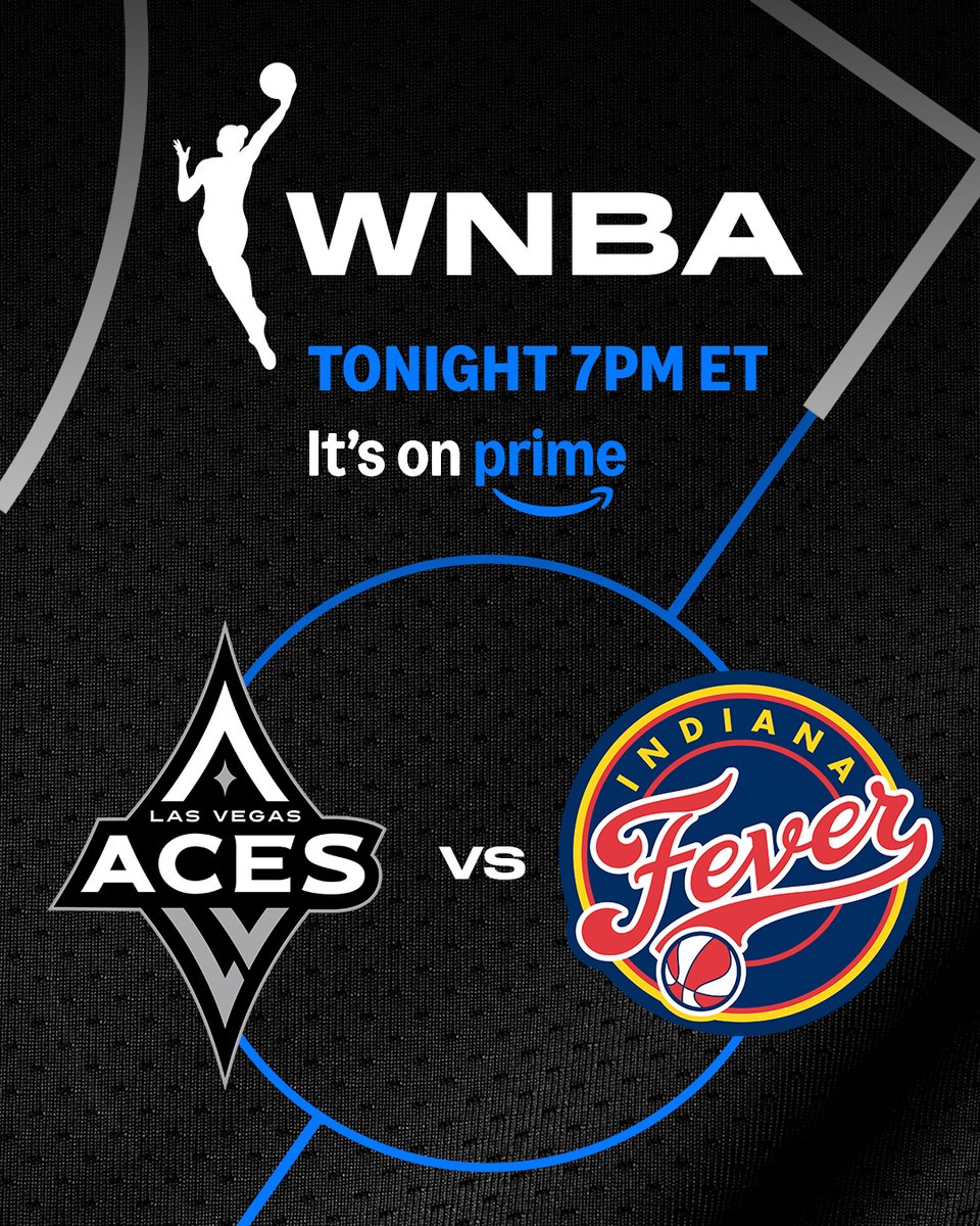 SportsonPrime's tweet image. The Aces face off against the Fever tonight at 7pm ET on @primevideo 🔥