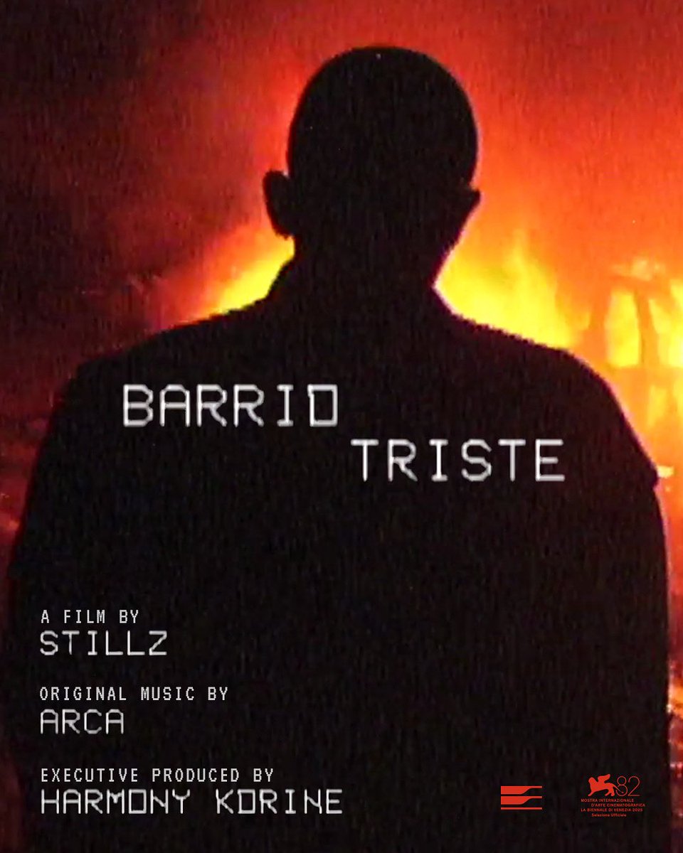 Barrio Triste
Directed by Stillz
Original music by Arca
Executive produced by Harmony Korine / EDGLRD
World premiere — Venice Film Festival