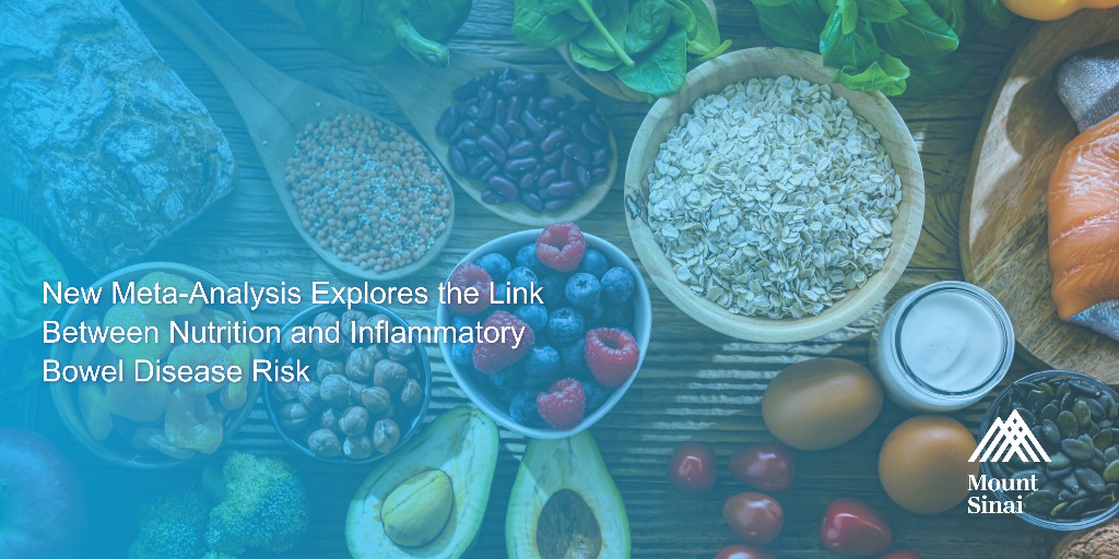 MountSinaiGI's tweet image. Can what you eat today protect your gut tomorrow? A meta-analysis of 72 studies links diet to #CrohnsDisease risk—supporting future #IBD prevention strategies and trial design. bit.ly/4f5Dzod
@DOMSinaiNYC