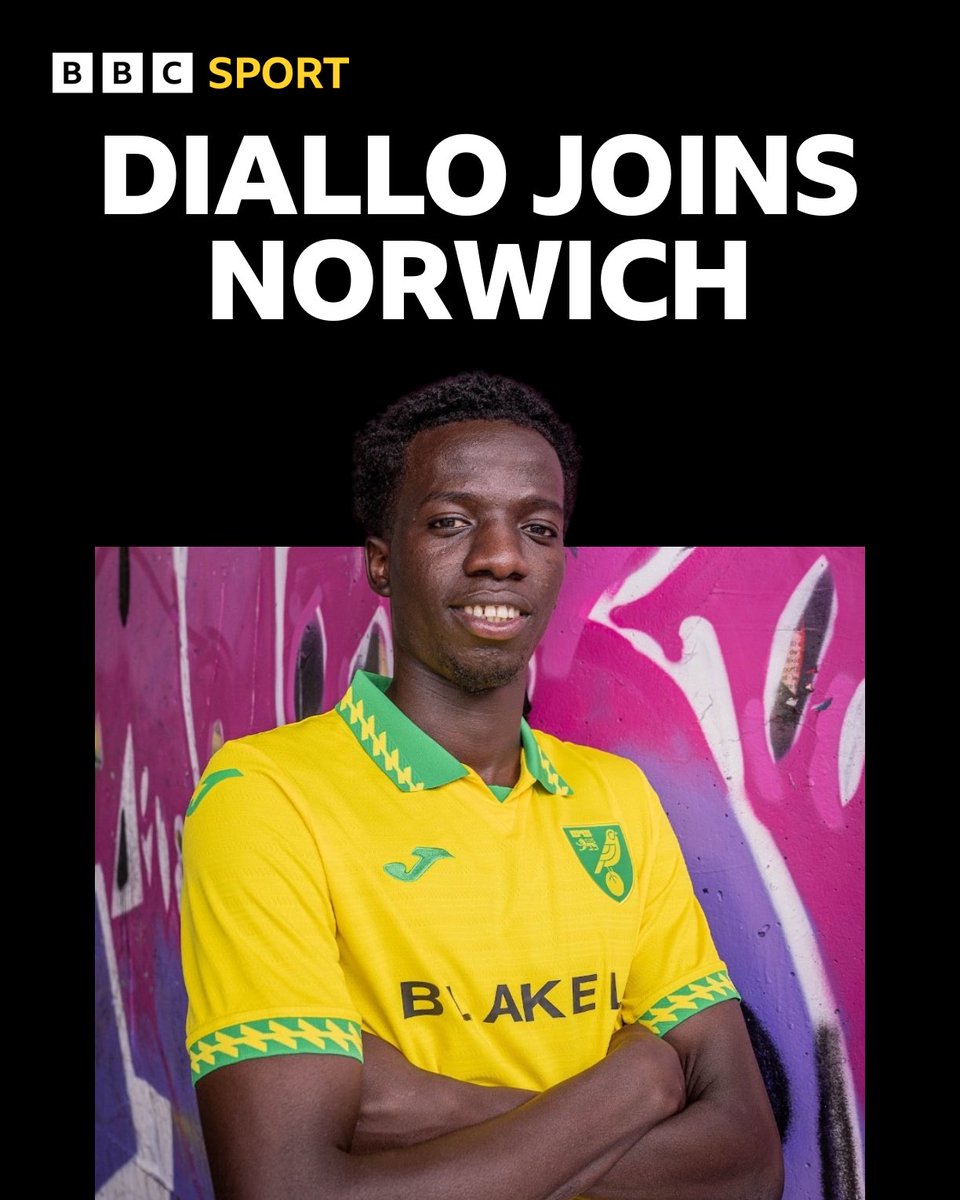 🤝 Papa Amadou Diallo signs for Norwich  

💰 £4.3m

📑 4-year-deal with option of a further year 

Player was very keen to join #ncfc despite heavy interest from Watford.

🇸🇳 HE IS RAPID 💨 

📸 <a href="/NorwichCityFC/">Norwich City FC</a>