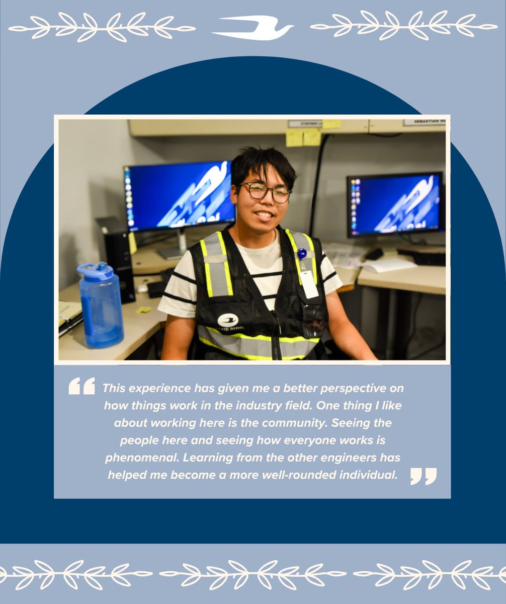 Blue Bird Corporation (@bluebirdbuses) on Twitter photo Meet one of our Manufacturing Engineering Interns!
Stephen Lin is from Centerville, Georgia and is studying Mechanical Engineering at Mercer University. Some of his hobbies include playing pickleball, learning new languages, and hanging out with friends. Stephen hopes to gain Meet one of our Manufacturing Engineering Interns!
Stephen Lin is from Centerville, Georgia and is studying Mechanical Engineering at Mercer University. Some of his hobbies include playing pickleball, learning new languages, and hanging out with friends. Stephen hopes to gain