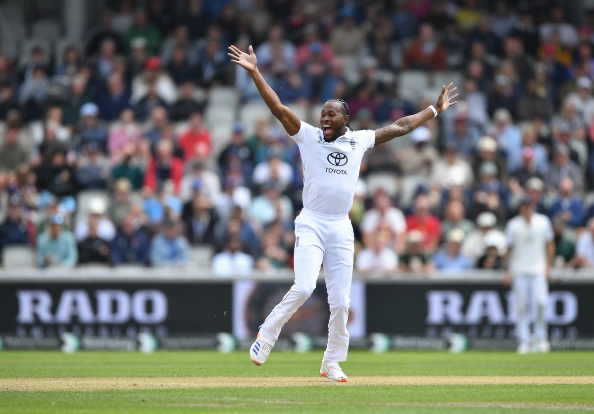 Barry Mitchell (@aboundaryedge) on Twitter photo Three wickets on Day 2 for <a href="/JofraArcher/">Jofra Archer</a> helps put <a href="/englandcricket/">England Cricket</a> in a strong position in the Fourth Test at Emirates Old Trafford #ENGvsIND Three wickets on Day 2 for <a href="/JofraArcher/">Jofra Archer</a> helps put <a href="/englandcricket/">England Cricket</a> in a strong position in the Fourth Test at Emirates Old Trafford #ENGvsIND