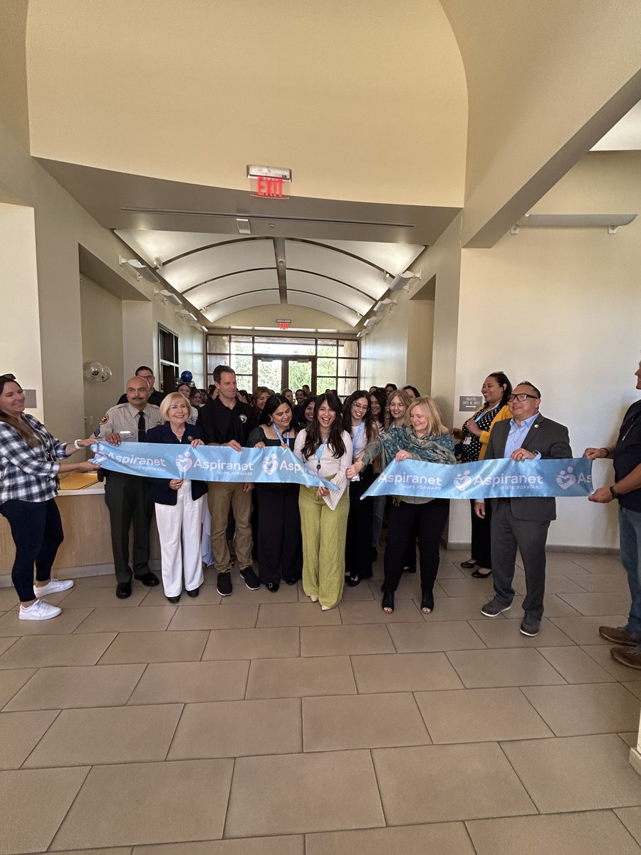 vcjaniceparvin's tweet image. Aspiranet’s Ribbon Cutting!
Aspiranet has been serving California communities for over 45 years, helping thousands of children find homes and supporting families with the tools they need. We are so grateful to see their important work expanding here in our community.