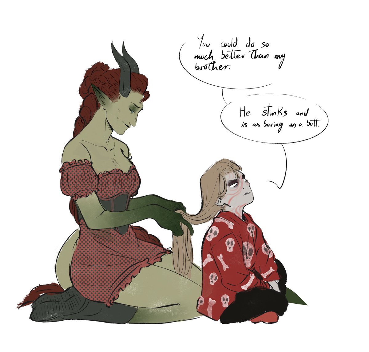 Eldritch_Toast's tweet image. Modern au beloved