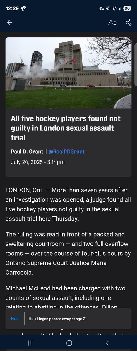MapleMAGA13's tweet image. As they should have been. Her story was the classic lie to cover regret. She should now pay all her settlement money back for ruining these poor guys lives.