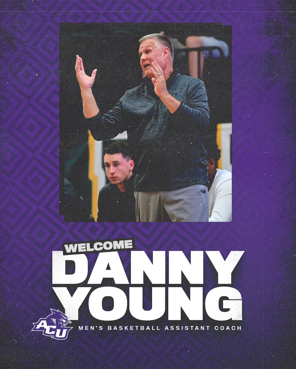 ACU_MBB's tweet image. 𝐖𝐞𝐥𝐜𝐨𝐦𝐞 𝐭𝐨 𝐭𝐡𝐞 𝐭𝐞𝐚𝐦!!🤩
Help us welcome our NEW assistant coach, Danny Young!!!👏🏼
#GoWildcats
