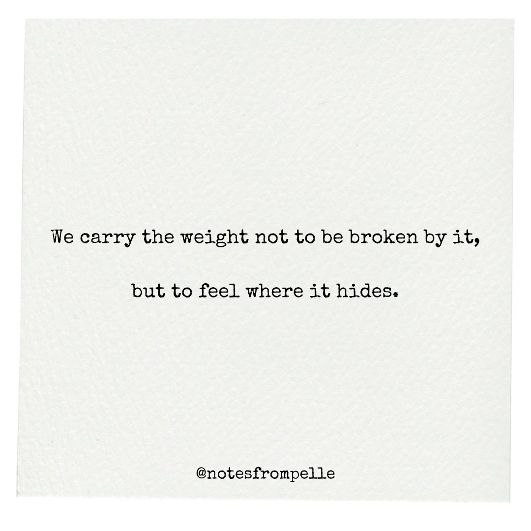 notesfrompelle's tweet image. Not everything we carry is meant to be healed.
Some things just need to be felt — fully, deeply, honestly.
#poetry #hsp #softpoetry