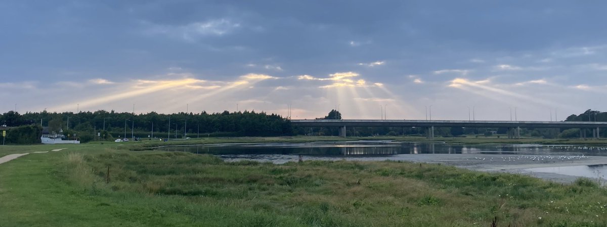 connolly_s's tweet image. The angles of these rays deceives my brain into thinking the sun is much closer 🤣