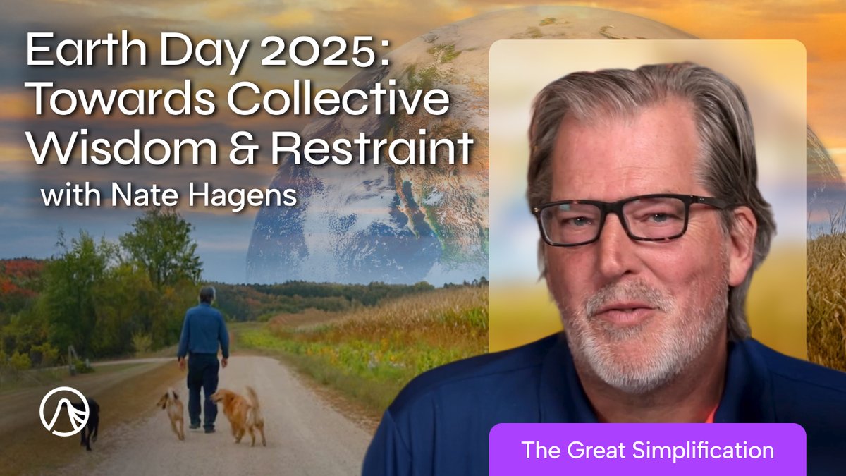 In this Earth Day presentation, recorded earlier this year, I offer nine broad paths for individuals to cultivate resilience in an increasingly uncertain and unstable period of human history.

thegreatsimplification.com/episode/187-ea…