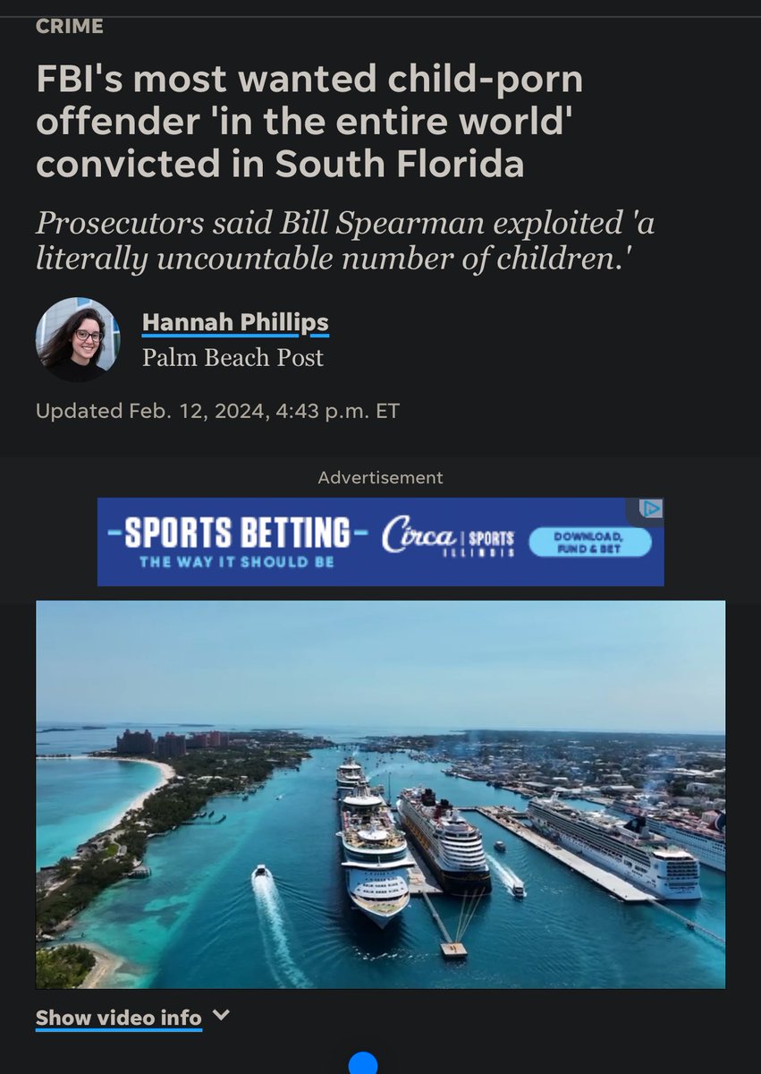 Ahem…

“Bill Spearman managed a website where predators and pedophiles could indulge their worst impulses with impunity. Over five years, the site grew into a sprawling empire dedicated to the rape and abuse of children.

She also rejected arguments that the man’s extensive