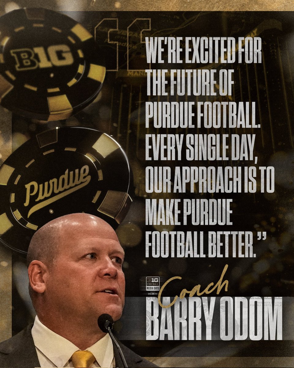 BoilerFootball's tweet image. Defined by action. 

🎤 @Coach_Odom