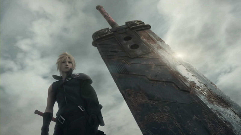 ShinraArch's tweet image. Cloud props the Buster Sword, which doubles as a gravestone, back up in the earth and reflects on his fallen comrade. As he scolds himself for failing to uphold the oath he swore to his good friend—his vow to keep on living—Cloud is struck by the pain of his Geostigma 10AU, 2007