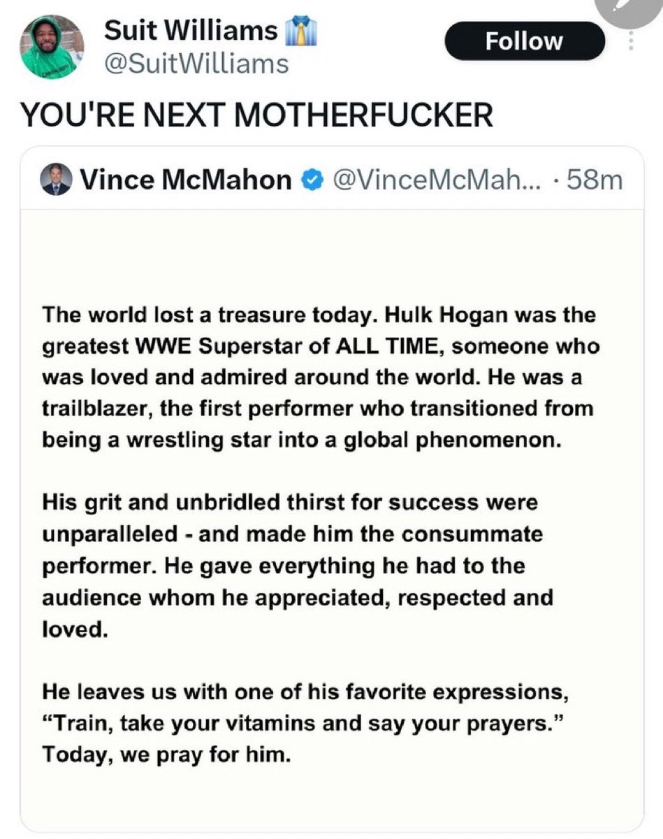 Hogans death turning in to a pissing contest of ‘who can say the dumbest shit?’ was not surprising at all

We’re glad that these fuckwits in the IWC are so perfect and can hold moral high ground wherever they go