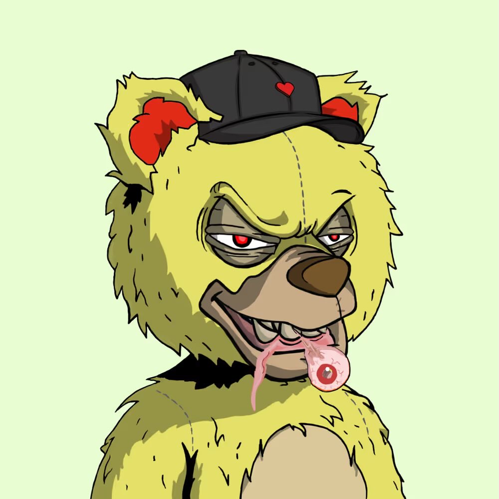 Yayyy look what I won 

On my <a href="/FrizzybloomNFT/">Frizzybloom</a> Discord this 

Suuuuper cool my  EvilBear by <a href="/EvilBearsNFT/">Evil Bears</a> 

Join us 🍀🍀🍀🍀

Thank you 🫶😃💚