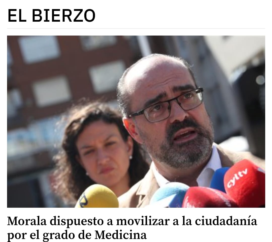 🤔 ¿En qué quedamos, sr <a href="/MoralaMarco/">Marco Morala</a>?

📉 Primero desprecia el Grado de Medicina y las movilizaciones por la sanidad en El #Bierzo

📢 Luego amenaza con movilizar “a la ciudadanía” por lo mismo.

❌ Puro oportunismo. ¡Nuestra salud no es un juego!

#SanidadPública #PCEBierzo 🔻✊