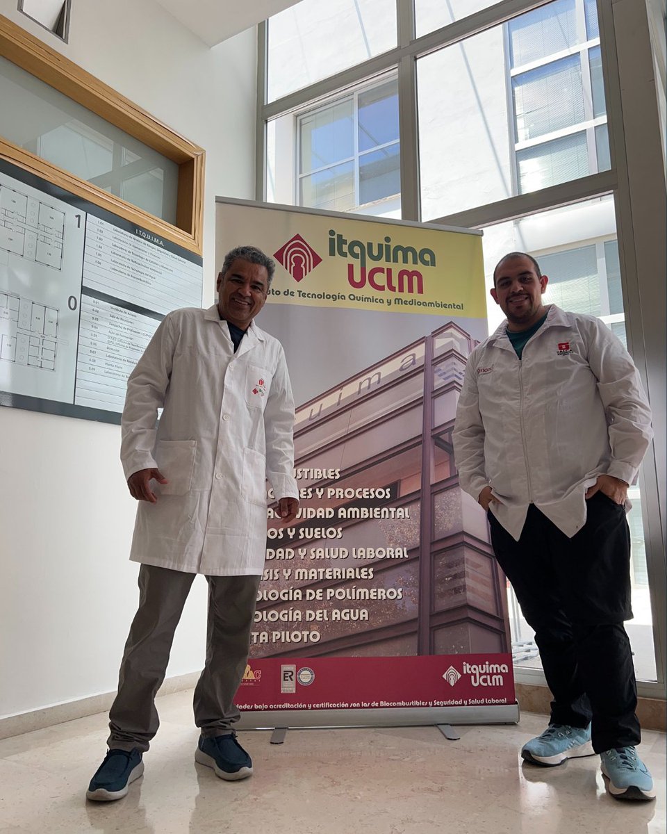 🔬 Cristian Salazar, alumno del Doctorado en Ingeniería Civil en Minas de la Universidad de Talca y tesista CRHIAM, realizó una pasantía académica de tres meses en el Instituto de Tecnología Química y Medioambiental (ITQUIMA) de la Universidad de Castilla-La Mancha 🤝🏼🌎✨