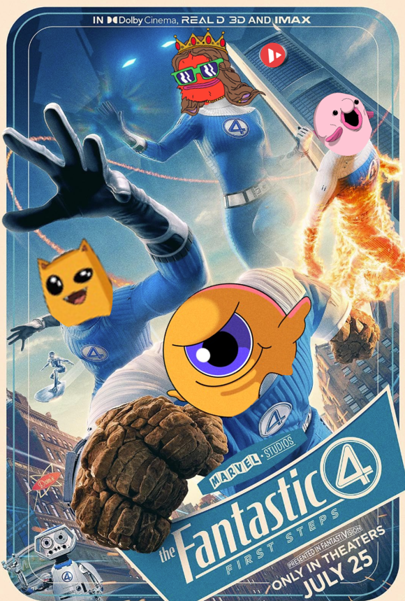 jedigizmo17's tweet image. Rug pulls and weak presales come and go, but I still believe, without a doubt, in our #TheFantasticFour
$KET, the fearless leader.
$WOLFI, the heart of the team, in an open relationship with $KET.
$BLUB, the wildcard rebel who plays by his own rules.
$WINK, the lovable powerful…