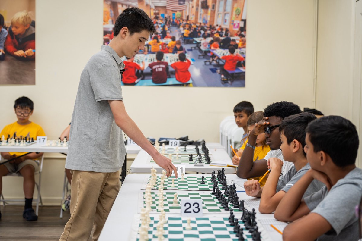 thegiftofchess's tweet image. Congratulations to our friend GM Andy Woodward on winning the 2025 US Junior Chess Championship!