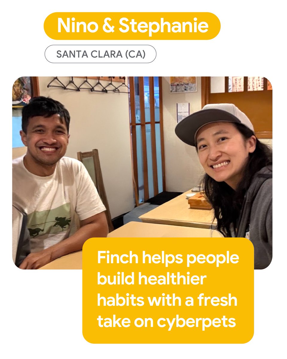GooglePlayBiz's tweet image. They saw a problem &amp;amp; built the answer. Meet 20 new #WeArePlay U.S. founders making an impact like:
🐕 @finchcareapp: Making self-care more fun
🧑‍💻 @speechifyai: Turning text into accessible audio
🎧 @haytiapp: Amplifying underrepresented voices
Learn more→ g.co/play/weareplay