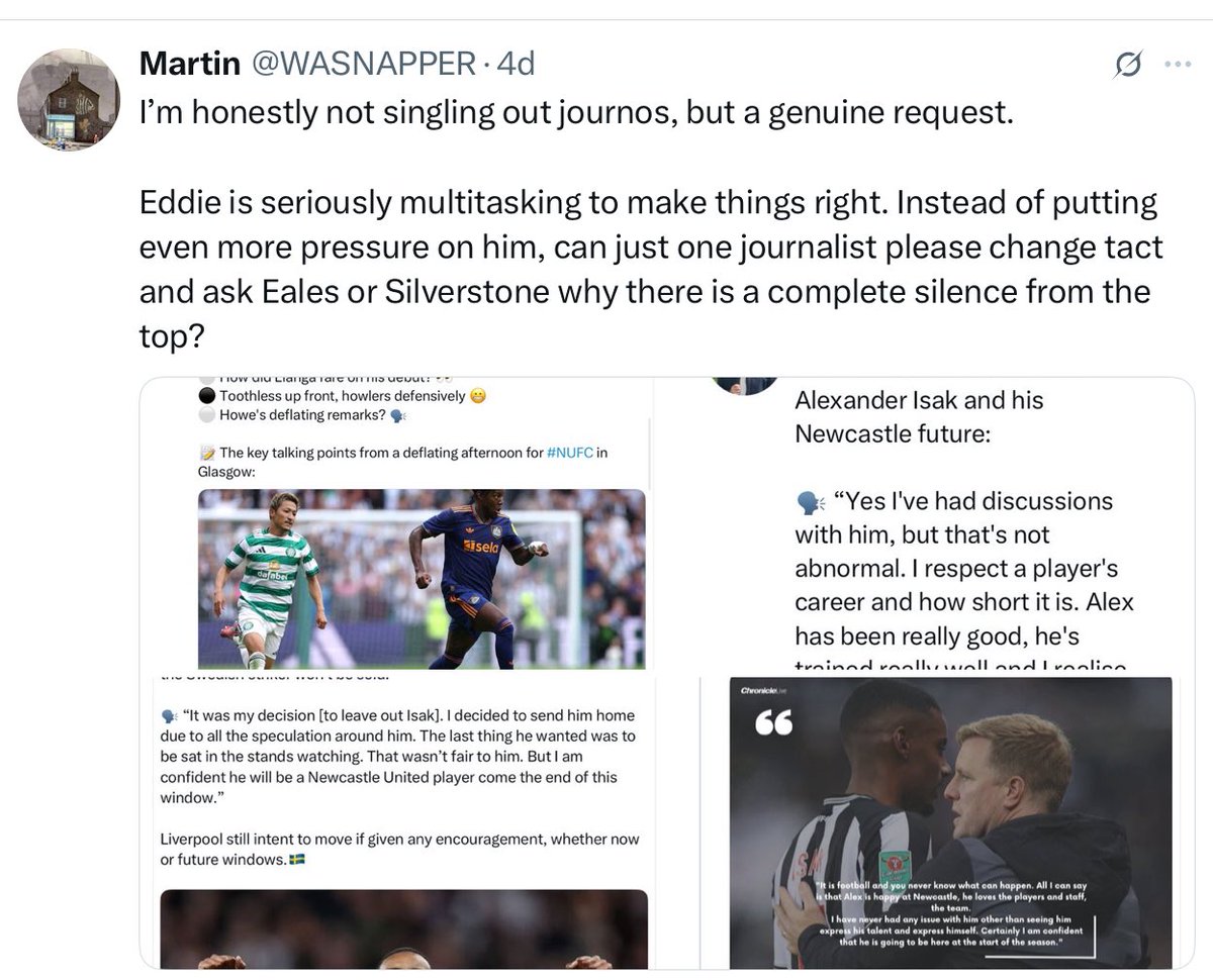 WASNAPPER's tweet image. Not much I can really say on here tonight, except repeat my request to journalists that was posted 2 weeks ago and again 4 days ago