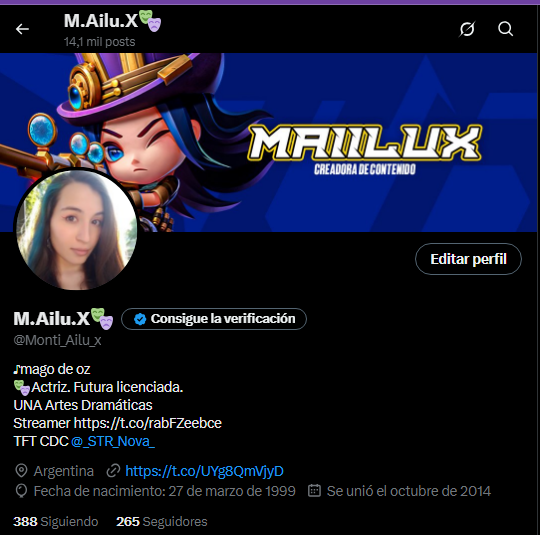 _maiilux's tweet photo. Tenemos bueno banner ♥ gracias @wizardinytft !!!!!!
Recuerden que al llegar a los 300 seguidores en X se suman 3 horas más al extensible!!!! solo faltan 35 👀 https://t.co/k7J9L6jlBi