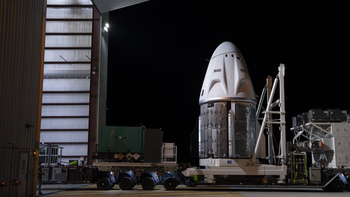 FronteraSpacial's tweet image. La nave Dragon C206 &quot;Endeavour&quot; se prepara para realizar su SEXTO vuelo (récord de toda la flota de naves de SpaceX) durante la misión Crew-11, que se lanzará con 4 astronautas a la ISS este 31 de julio 🚀🧑‍🚀