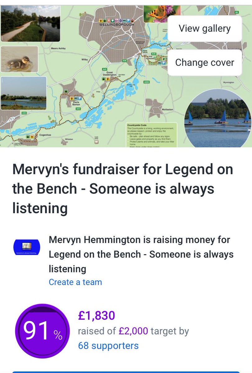 HemmingtonMerv's tweet photo. Can’t believe it. 130 quid of our target and still a day away from starting. Thank you good people
#togethersavinglives #legendonthebench https://t.co/Lz1VihopBI