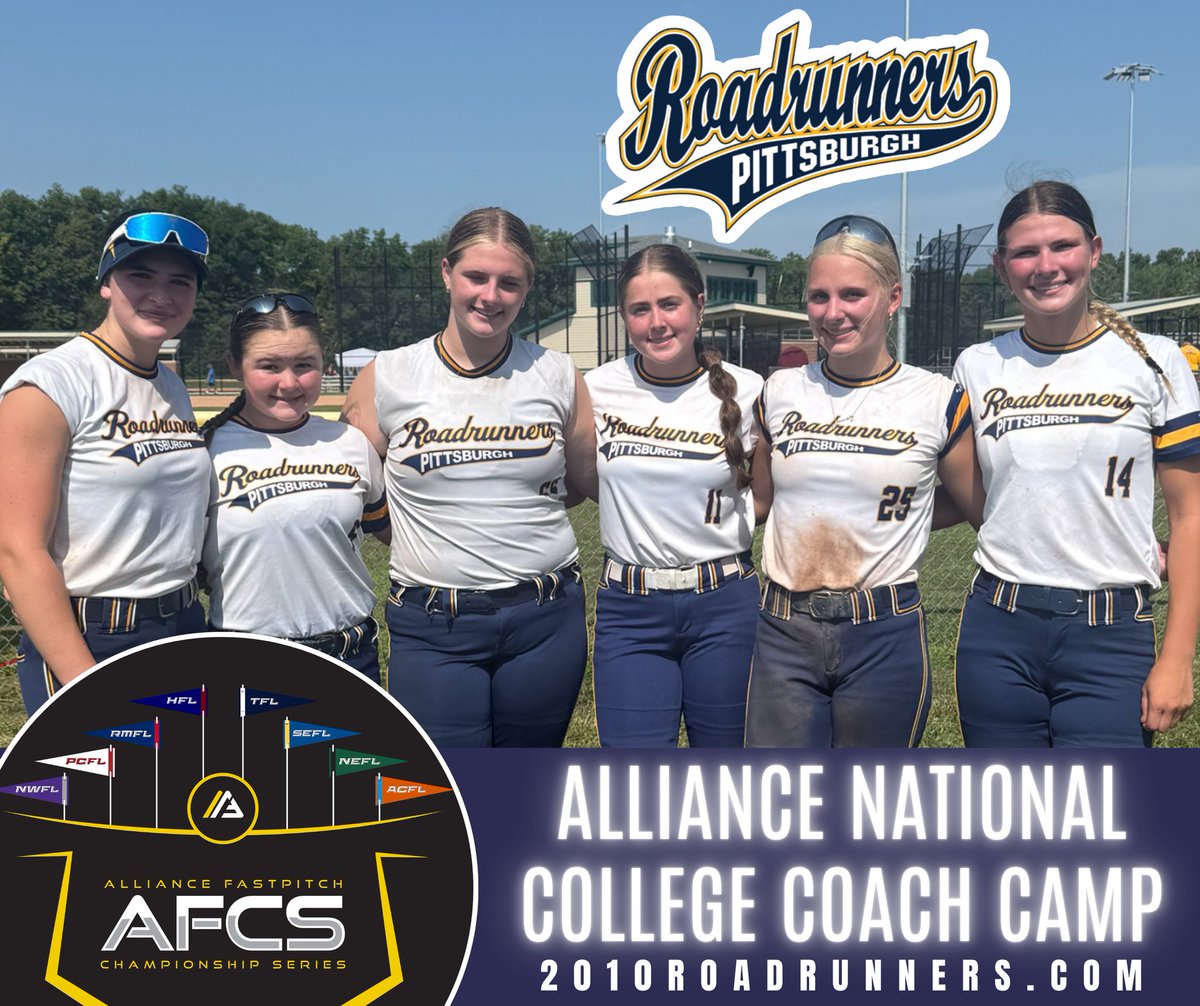 2010Roadrunners's tweet image. Putting in some extra work at the @thealliancefp National College Coach Camp today in Indiana before the start of AFCS Regionals. It was a full day of offensive/defensive drills, and scrimmages run by college coaches. A special thanks to @thealliancefp and all the coaches!