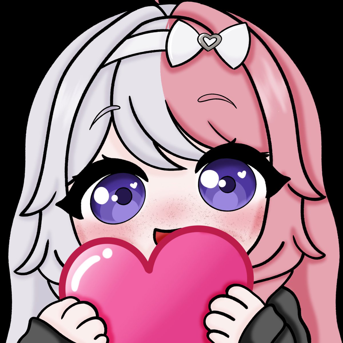 BuggyVT's tweet image. Oh my God...
I've just found the first ever time I tried digital art back in 2022... the difference is insane 😭💕
(Wonder who the most recent emote is for 🤔🤭)
《First Ever Digital - Most Recent》