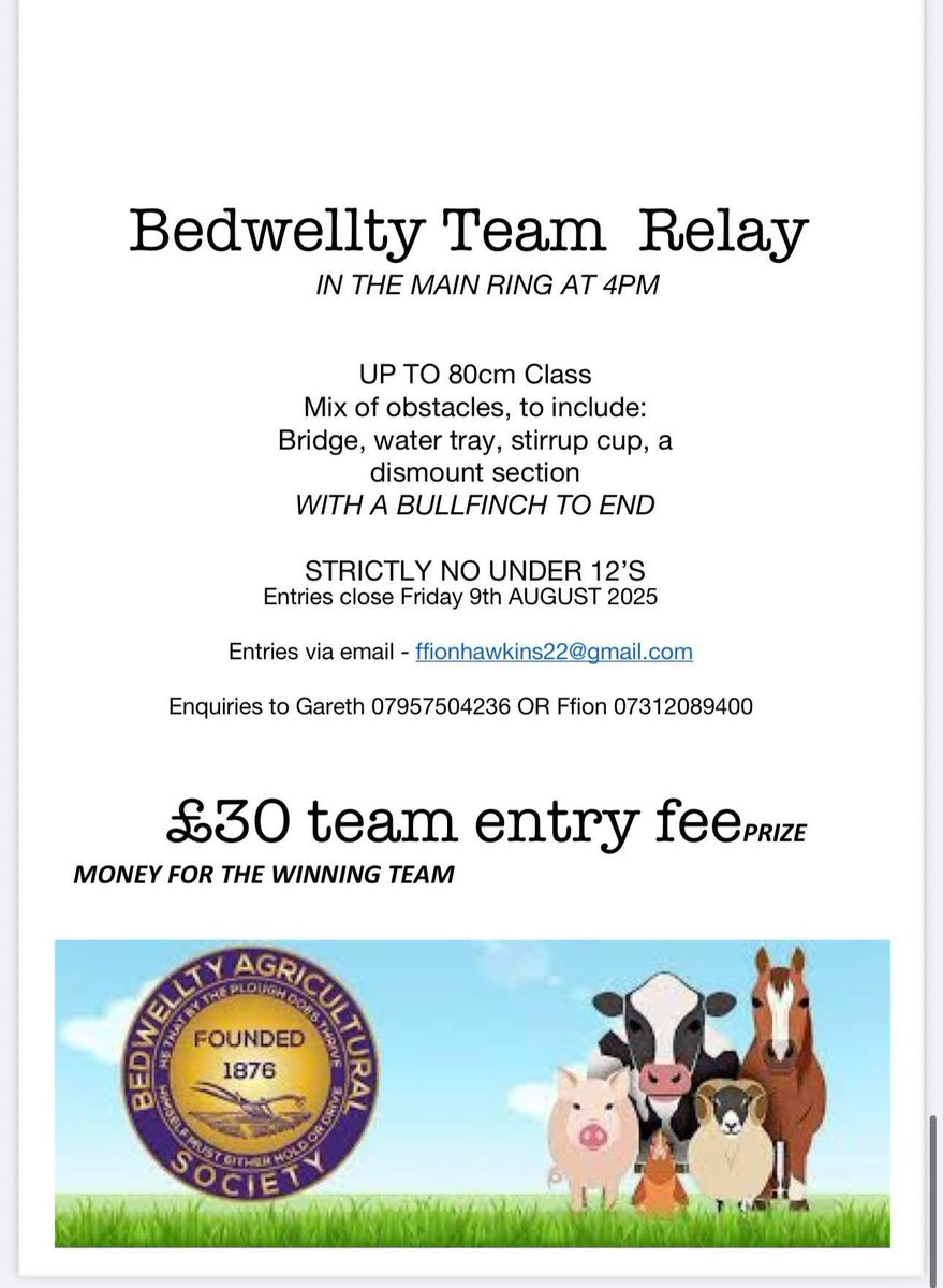Bedwellty Society (@bedwellty_show) on Twitter photo 