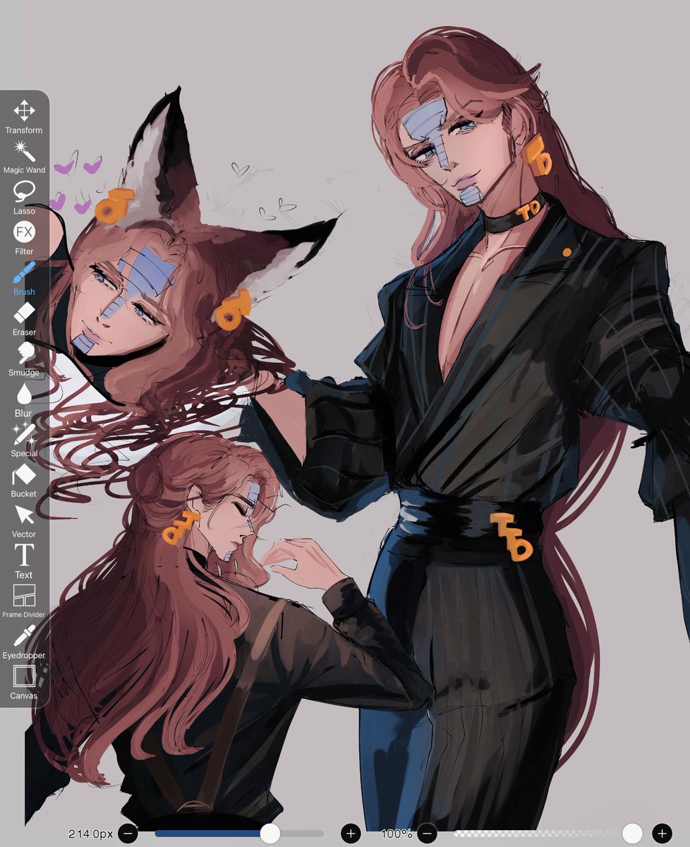 Parufadia's tweet image. Designer Telence wips + studies