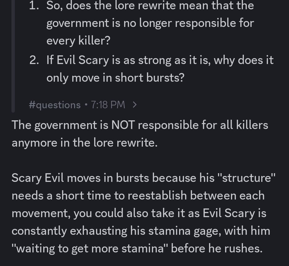 pursuingnews's tweet image. ! EXTRA !
In the lore rewrite, the government is no longer responsible for every killer.
#dieofdeath #dieofdeathroblox #roblox #evilscary