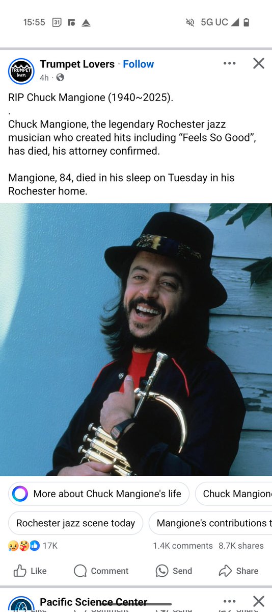 dave_stickland's tweet image. The father of 80s mainstream smooth jazz fuegelhorn passes same day as Ozzy.