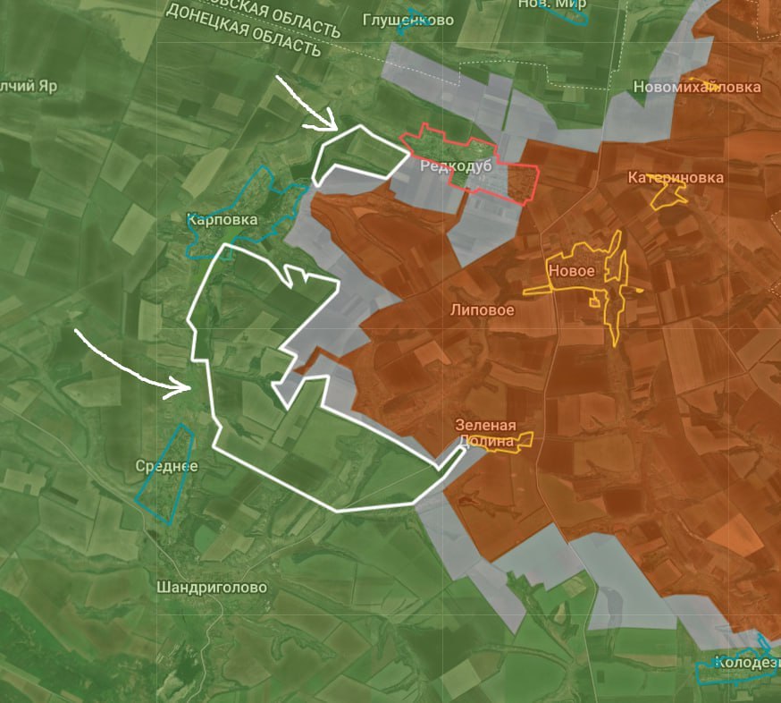 FreudGreyskull's tweet image. The AFU counterattacked and advanced west of Lypove, Lyman direction
