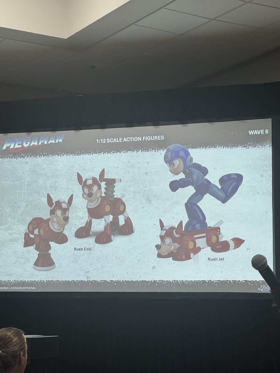 FigureReport's tweet image. Jada Toys Mega Man Rush reveal. Rush jet is its own separate toy