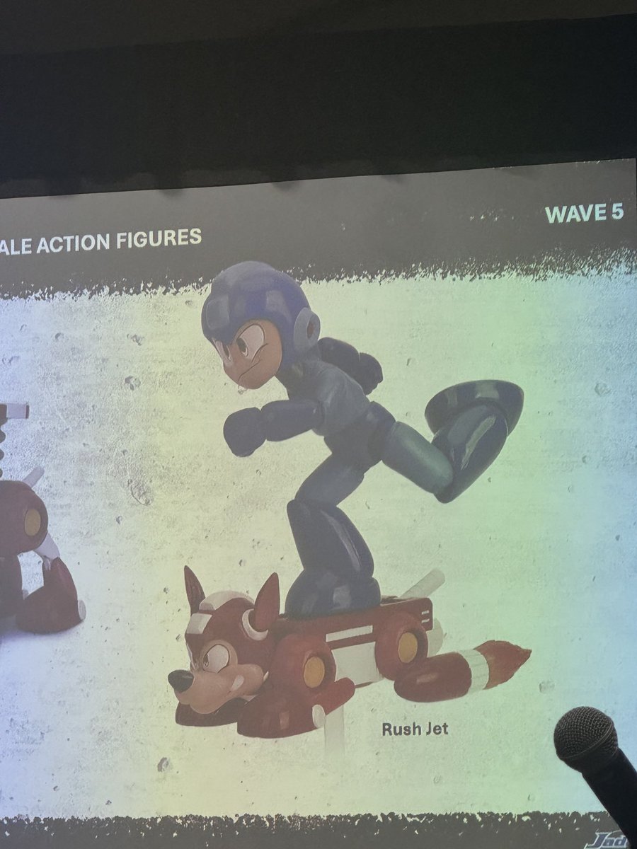 FigureReport's tweet image. Jada Toys Mega Man Rush reveal. Rush jet is its own separate toy