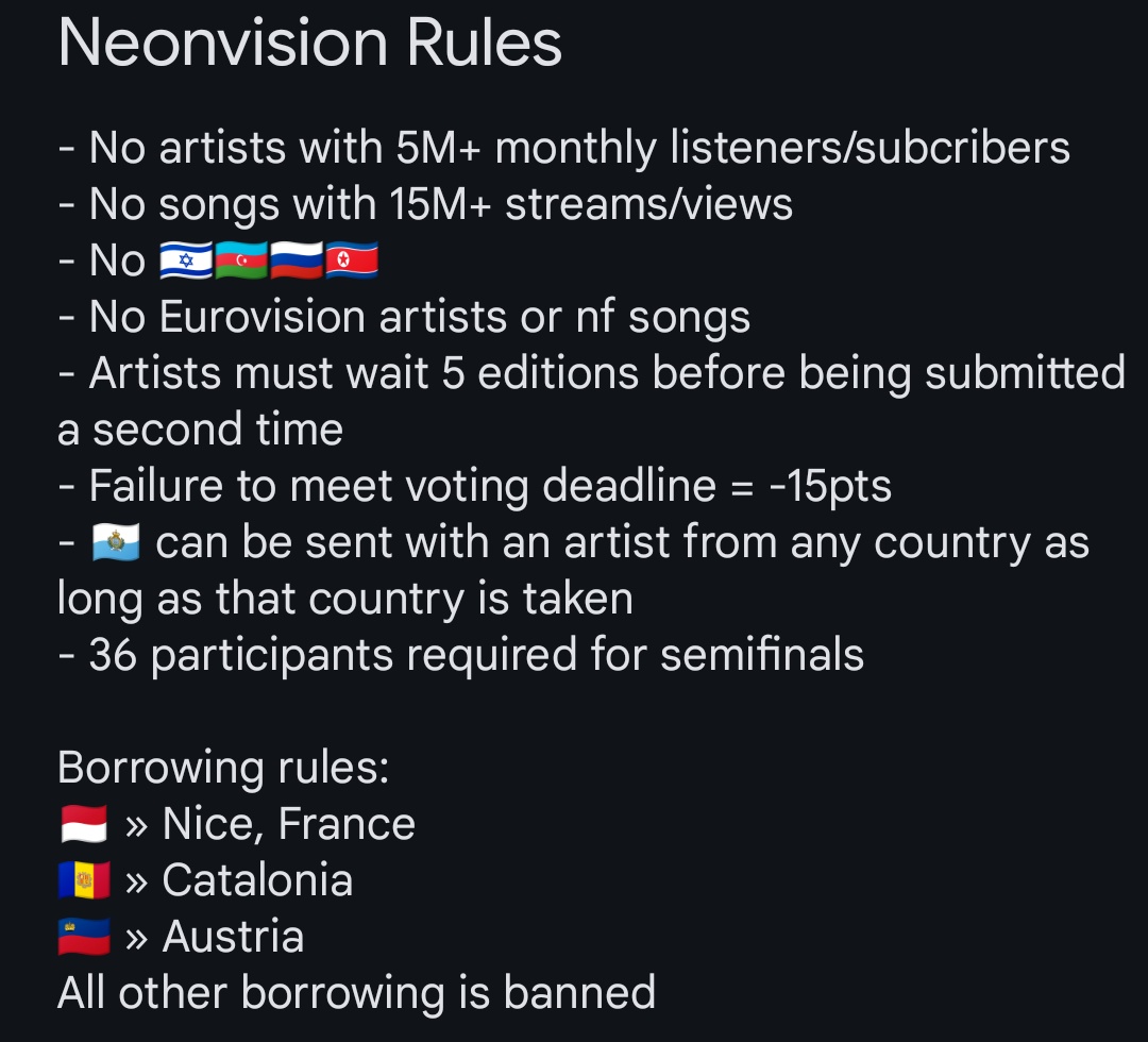 NeonvisionSC2's tweet image. Here&apos;s the new rules going forward btw!