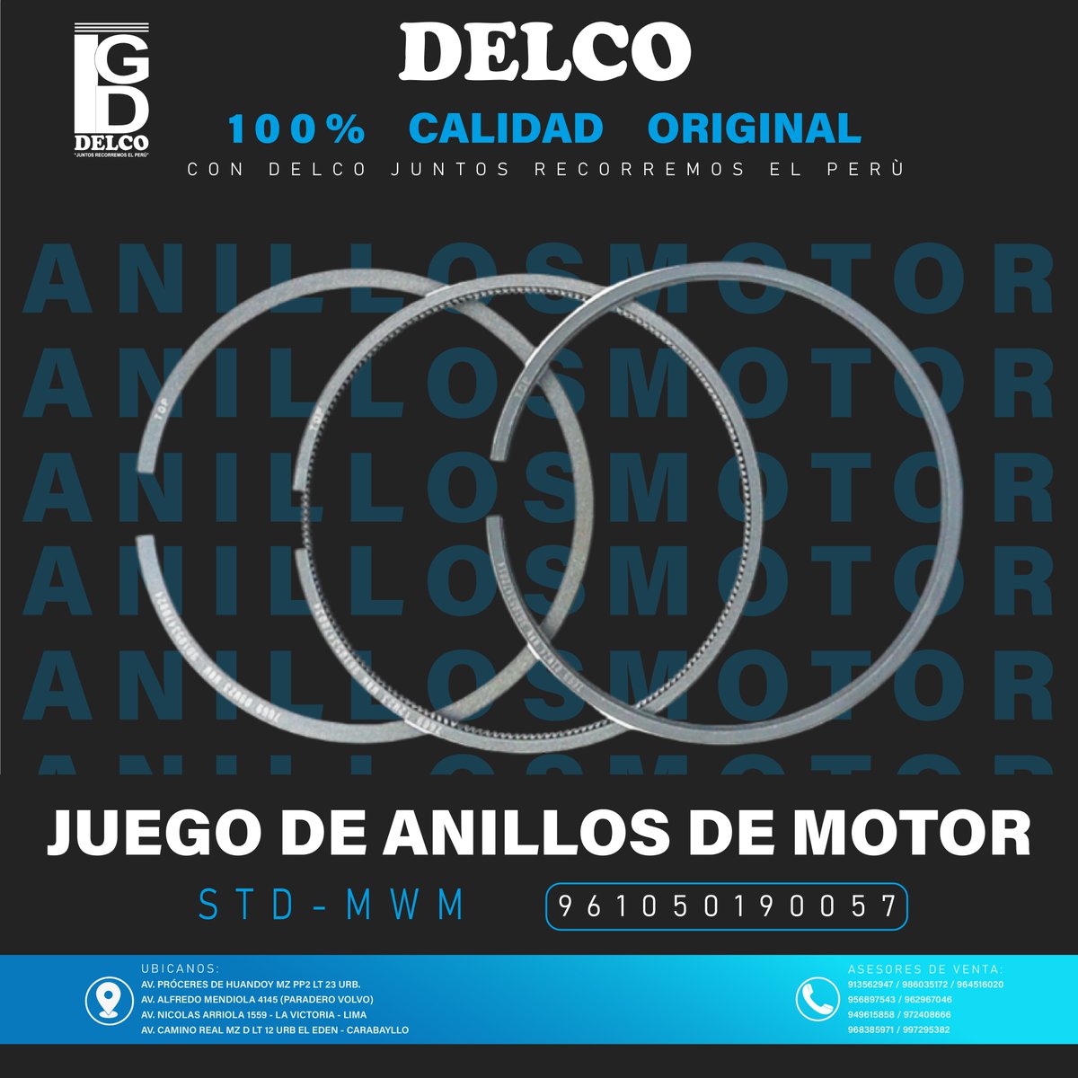 delco_srl's tweet photo. 🚨Atención Nuevo Stock de Productos!🚨
Contamos con las siguientes marcas🔔

📌MWM
📌CUMMINS
📌WORLDPARTS https://t.co/AeR2FpdfzT