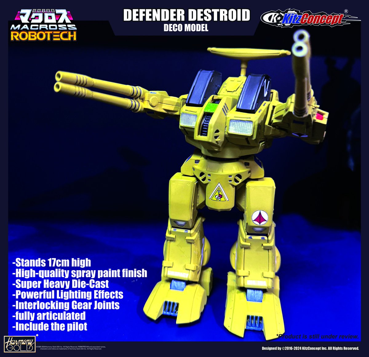RobotechNews's tweet image. You asked for #Robotech: The #Macross Saga Destroids, and our friends at KitzConcept has answered the call for our 40th Anniversary.
ORDER HERE: kitzconcept.com/index.php?rout…
#SDCC #80s #anime #toys