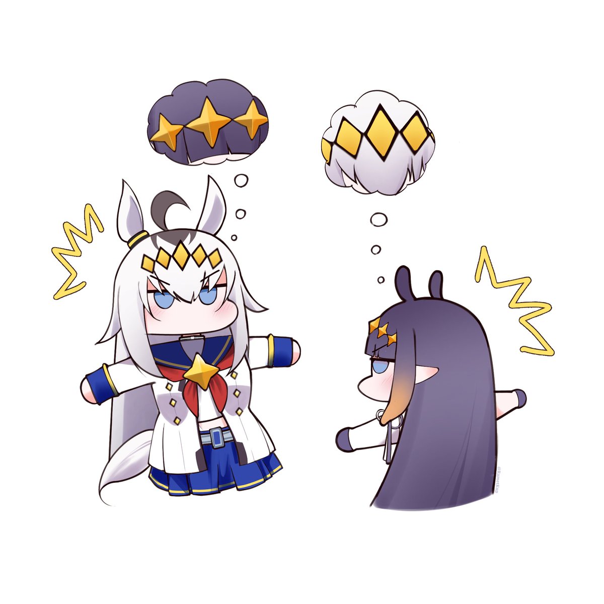 RametKup's tweet image. Wah- 

#umamusume  #inART