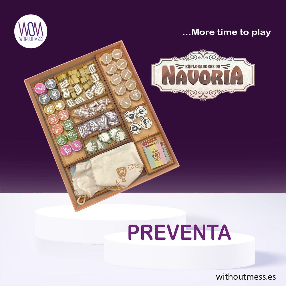 WOM (@wom_withoutmess) on Twitter photo ¡SUPERO TODAS NUESTRAS PRUEBAS! AHORA TIENE SU SÚPER INSERTO WOM😎😌
.
#navoria está organizado por el mejor equipo de todos🙋🏻♀️ compatible con <a href="/MalditoGamesES/">Maldito Games</a>📍📍
.
Fecha de lanzamiento: 30/07👀
.
#tablero #meeple #dado ¡SUPERO TODAS NUESTRAS PRUEBAS! AHORA TIENE SU SÚPER INSERTO WOM😎😌
.
#navoria está organizado por el mejor equipo de todos🙋🏻♀️ compatible con <a href="/MalditoGamesES/">Maldito Games</a>📍📍
.
Fecha de lanzamiento: 30/07👀
.
#tablero #meeple #dado