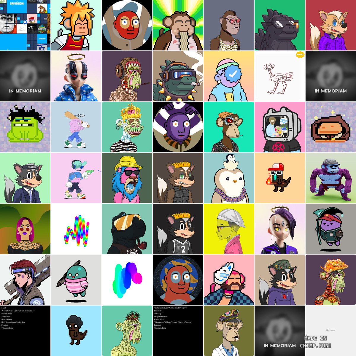 mrcryptoalex's tweet image. Which NFTs can you spot here? 👀