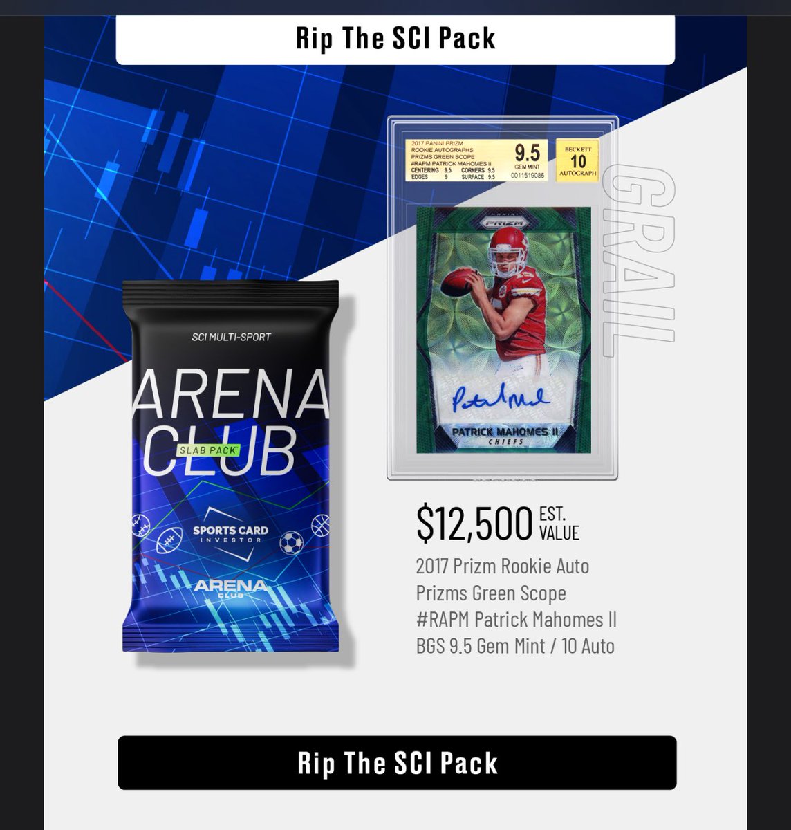 MTTrading2's tweet image. Featured card in the Geoff Wilson arena club repack. Bought off alt months ago.
