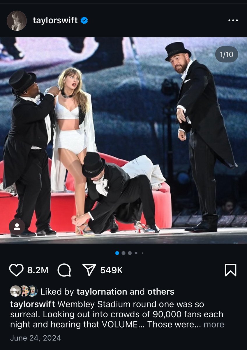 shahadmajili's tweet image. Taylor posted Travis on her Instagram 13 months to the date ago!!!!