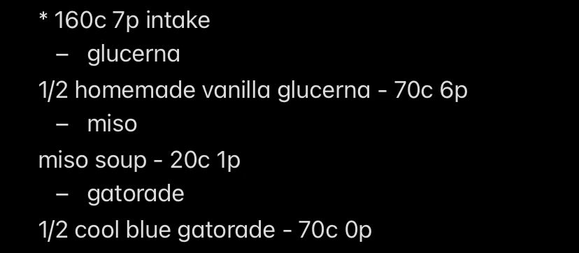 day 1 .. intake was higher than i intended but whatever cus at lest i didnt give up