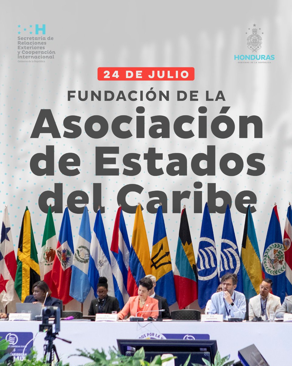 Cancillería Honduras (@cancilleriahn) on Twitter photo La <a href="/CancilleriaHN/">Cancillería Honduras</a> extiende un saludo con motivo del 31 aniversario de la AEC organismo creado para identificar, promover la consulta, fomentar la cooperación y propiciar la acción concertada para el fortalecimiento de la integración y la unidad regional. La <a href="/CancilleriaHN/">Cancillería Honduras</a> extiende un saludo con motivo del 31 aniversario de la AEC organismo creado para identificar, promover la consulta, fomentar la cooperación y propiciar la acción concertada para el fortalecimiento de la integración y la unidad regional.