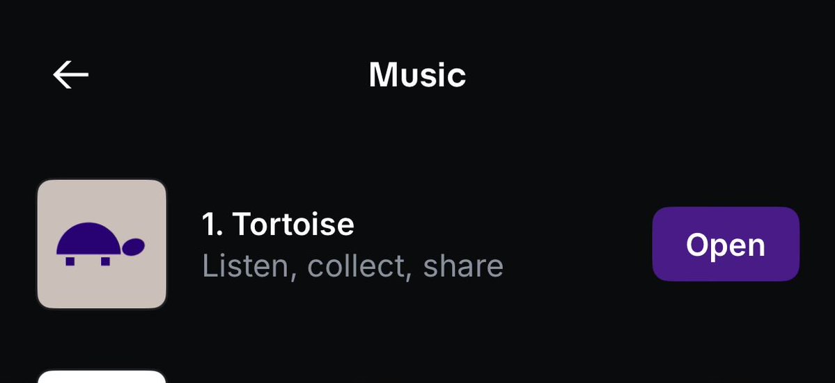 mattleefc's tweet image. Tortoise has been the top music platform on the base app since it launched this isn’t a big deal or anything right