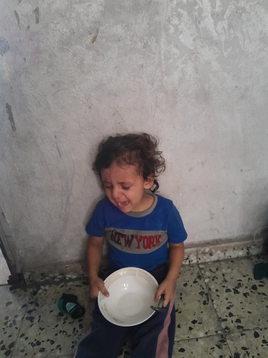 “I haven’t eaten in 3 days. I just want food. I walk a little and feel dizzy — my stomach is empty.”

3 replies — even dots or 🇵🇸🍉— can break the algorithm.
chuffed.org/project/136810…