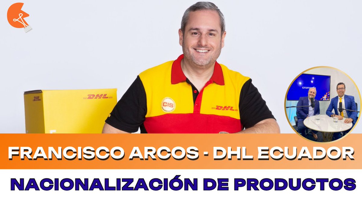 Cromaclictv1's tweet image. ¡UNA IDEA QUE SE CONVIERTE EN HISTORIA DE VIDA! 😊
Ya viene #IdeasQueMarcan hoy estará Francisco Arcos de #DHL Ecuador.
Míralo por #Cromaclic ▶️ youtu.be/lyhqf4W_9Ug?si…
#Cromaclic #IdeasQueMarcan #DHL #DHLEcuador #Importaciones #Exportaciones
